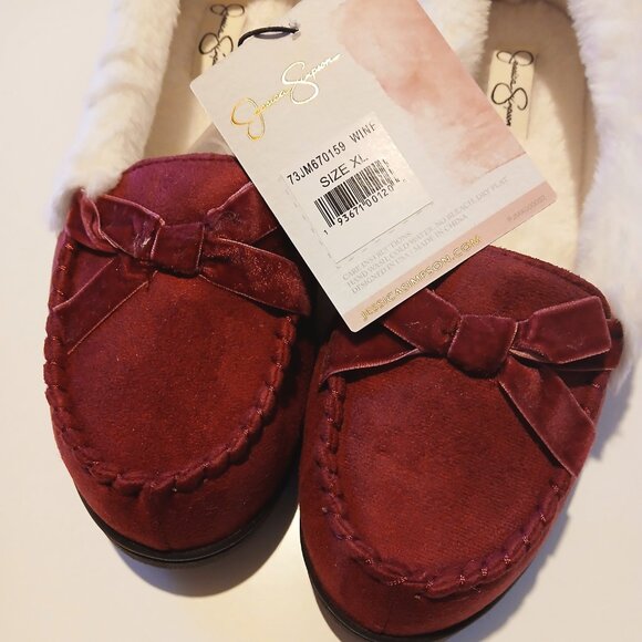 NWT Jessica Simpson Indoor Outdoor Memory Foam Slippers Women's Size XL - Picture 7 of 7